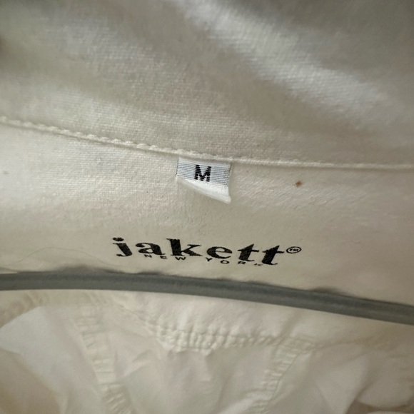 White Jacket w/ Zippers - Picture 12 of 12